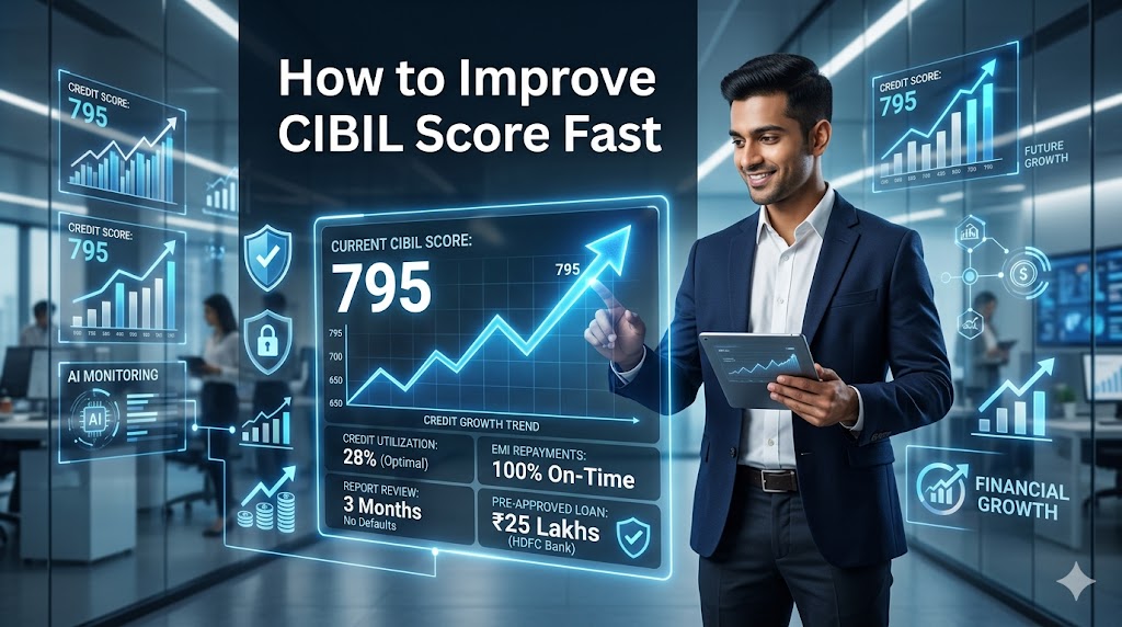 How to improve CIBIL score fast