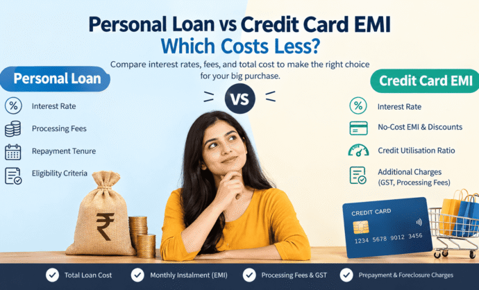 Personal Loan vs Credit Card EMI